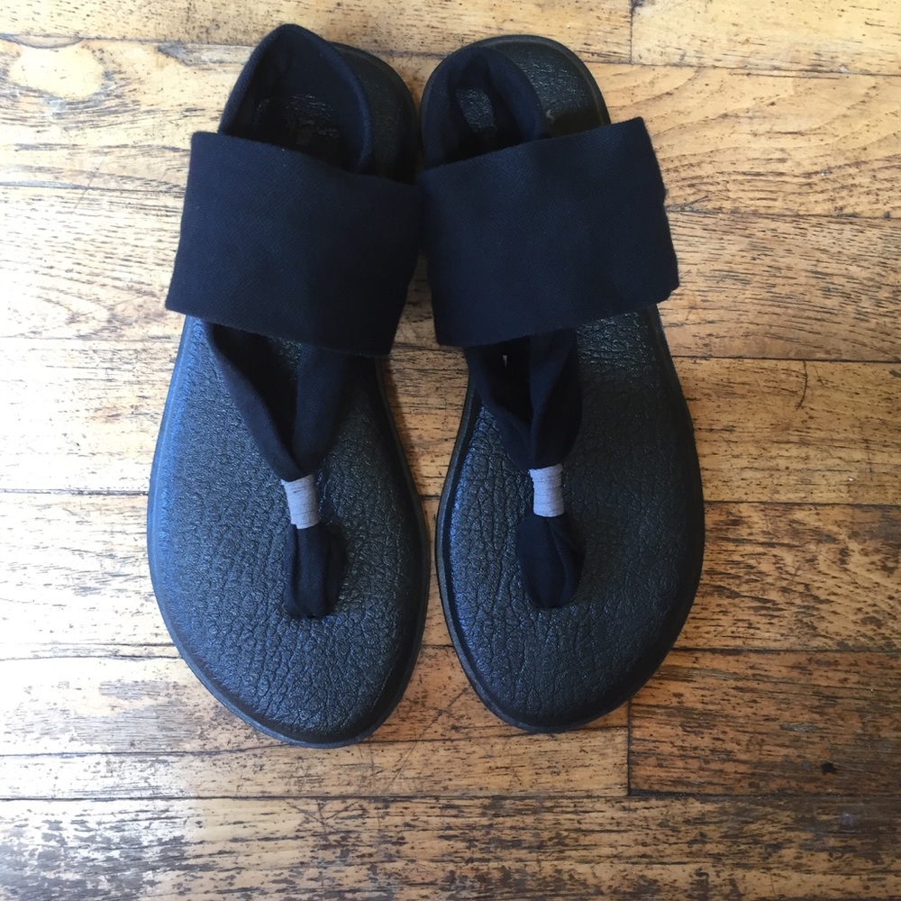 EUC Sanuk Yoga Slide Sandals